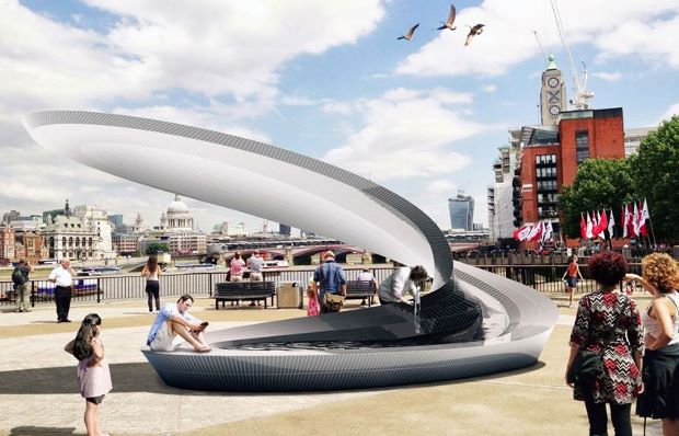 Zaha Hadid Architects' water kiosk