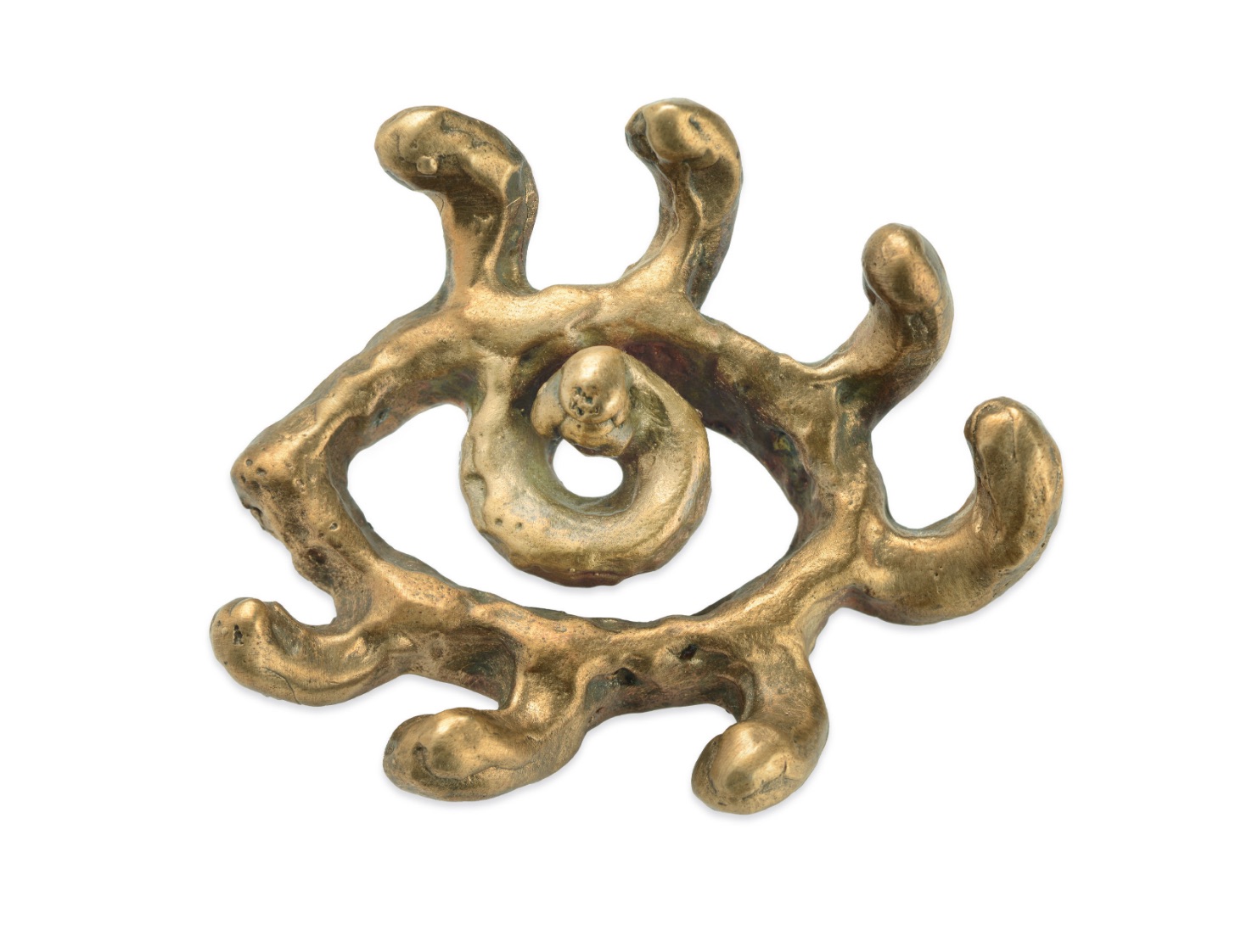 Eye brooch, 1997, by Maggi Hambling. As featured in Coveted