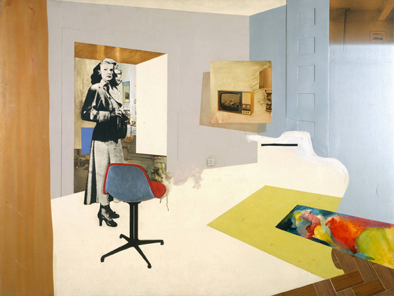 Interior II (1964) by Richard Hamilton.  © The estate of Richard Hamilton