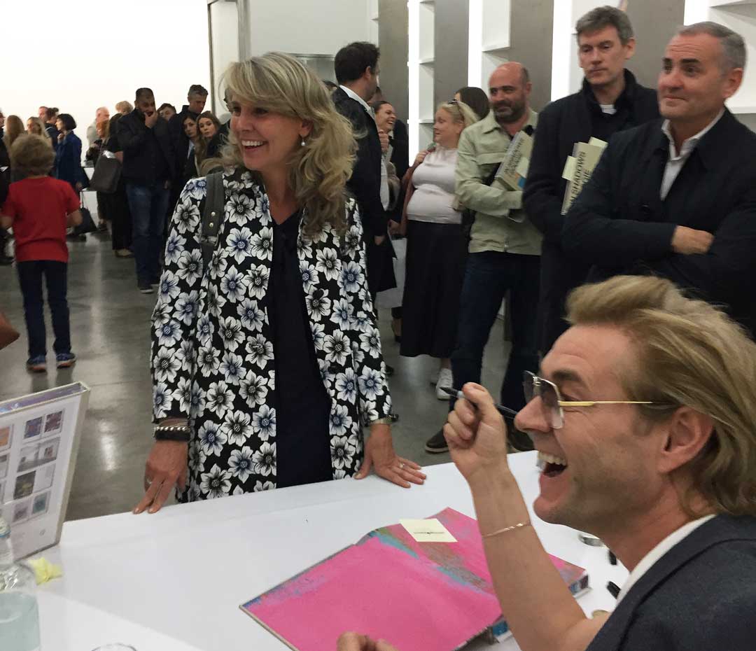 Harland Miller signing at White Cube