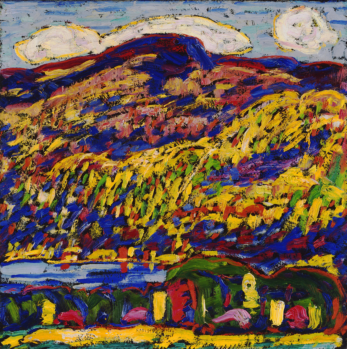 Marsden Hartley: Mountain Lake–Autumn, c. 1910, The Phillips Collection, Washington, D.C.