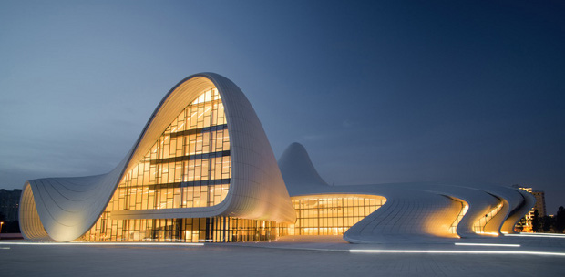 The Heydar Aliyev Centre in Baku by Zaha Hadid