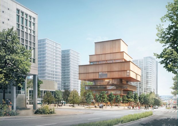 The new Vancouver Art Gallery by Herzog & de Meuron. Rendering courtesy of Vancouver Art Gallery