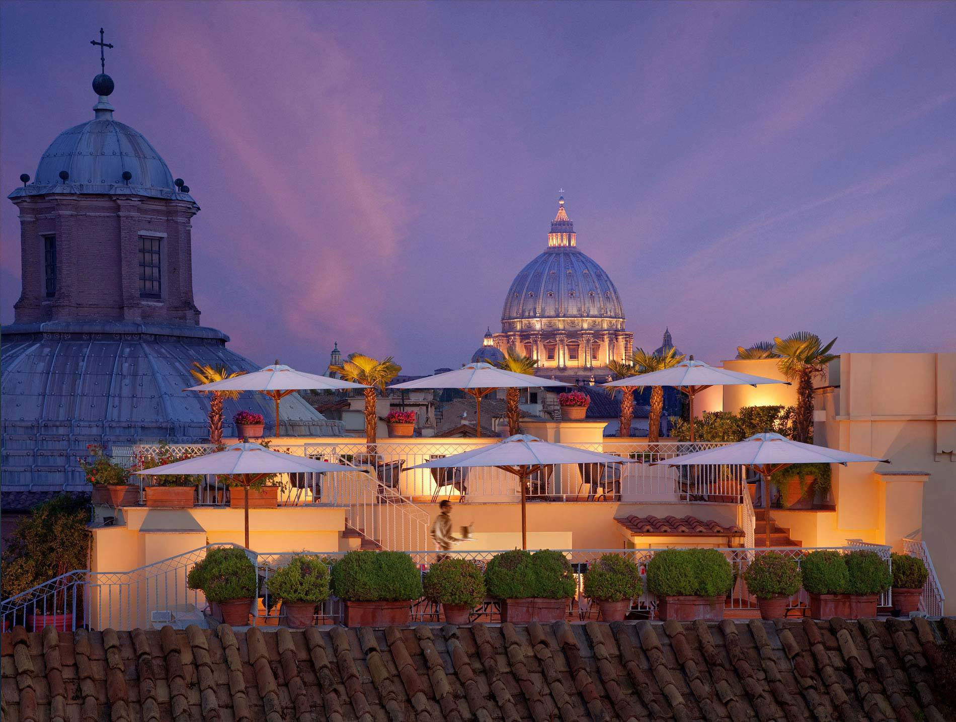 Hotel Raphaël, Rome. All images courtesy of the hotels