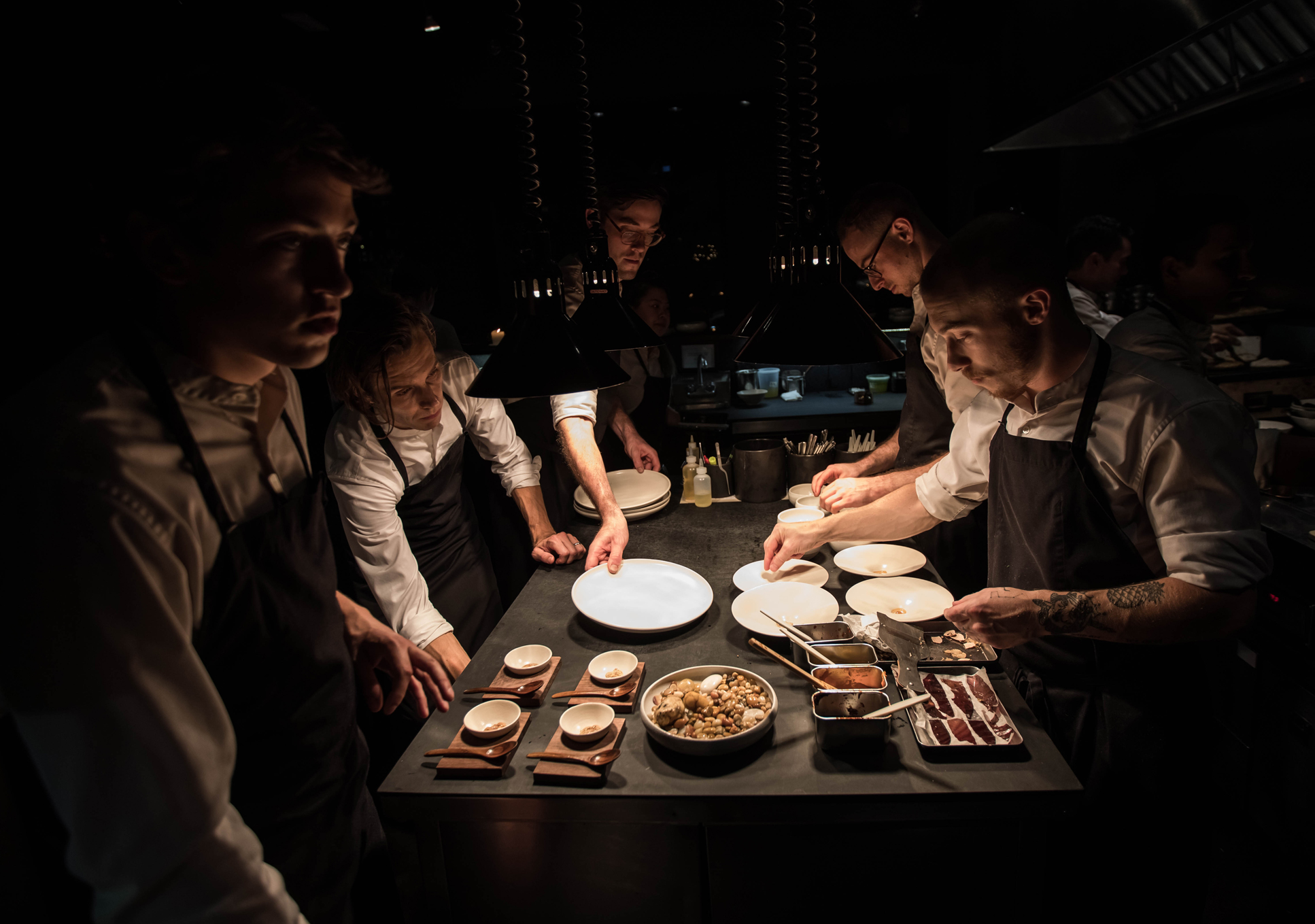 The Ferran Adrià dinner at Aska - photo Hugo Garcia