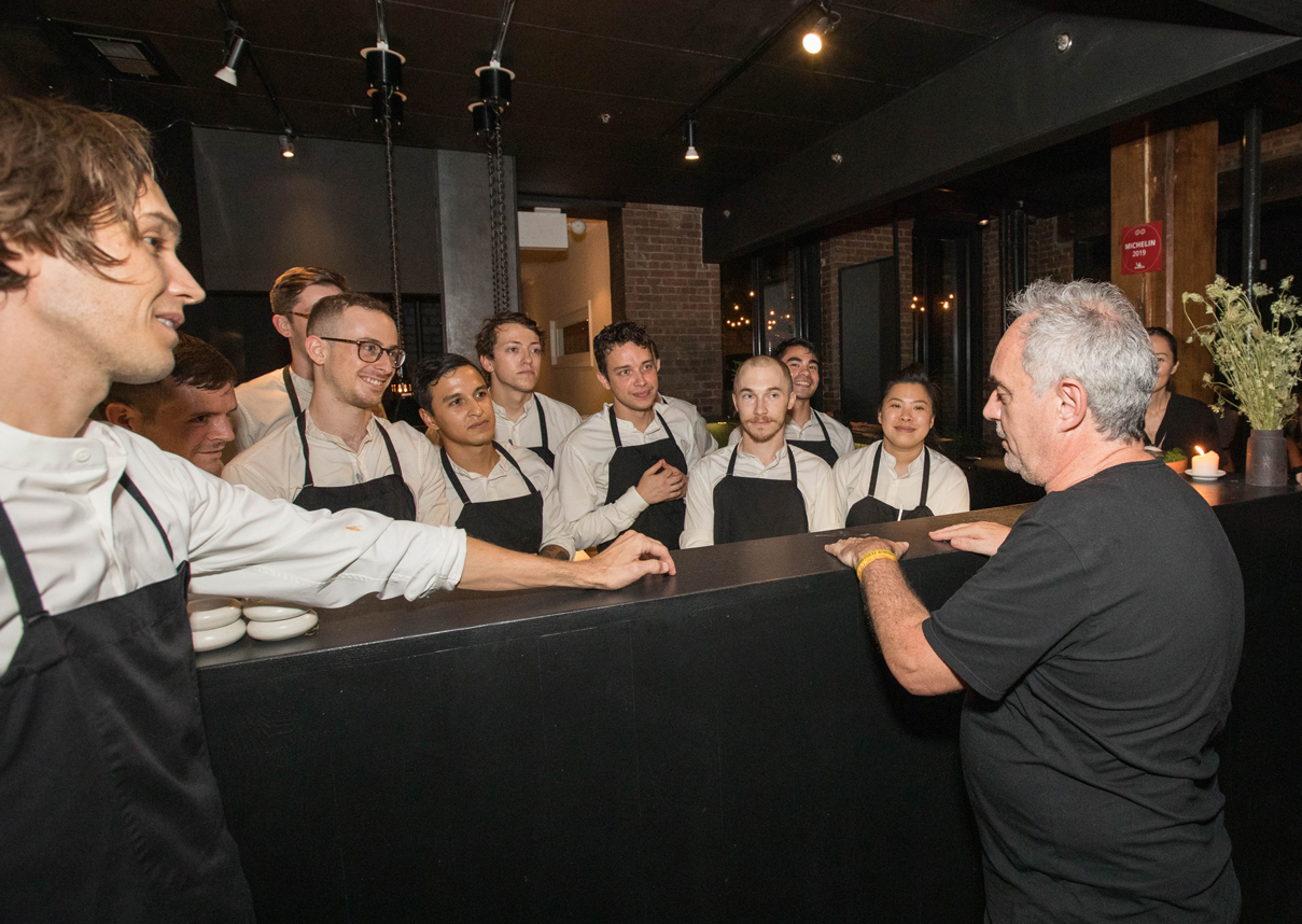 The Ferran Adrià dinner at Aska - photo Hugo Garcia