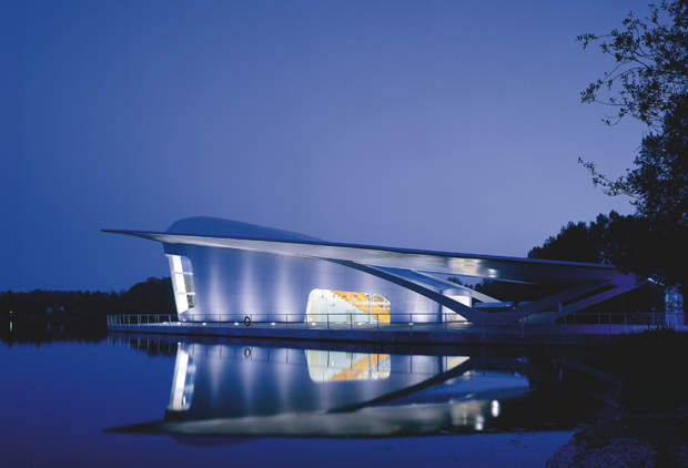 Hydra Pier Exhibition Centre by Asymptote Architecture