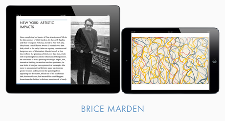 Our Brice Marden Phaidon Focus iBook