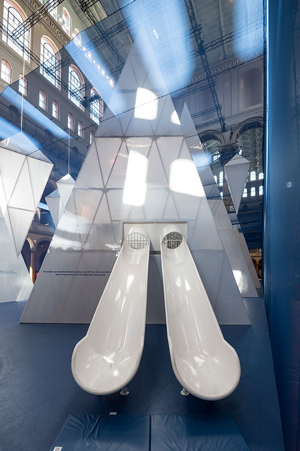 ICEBERGS by James Corner Field Operations. Photography by Timothy Schenck. Image courtesy of the National Building Museum.