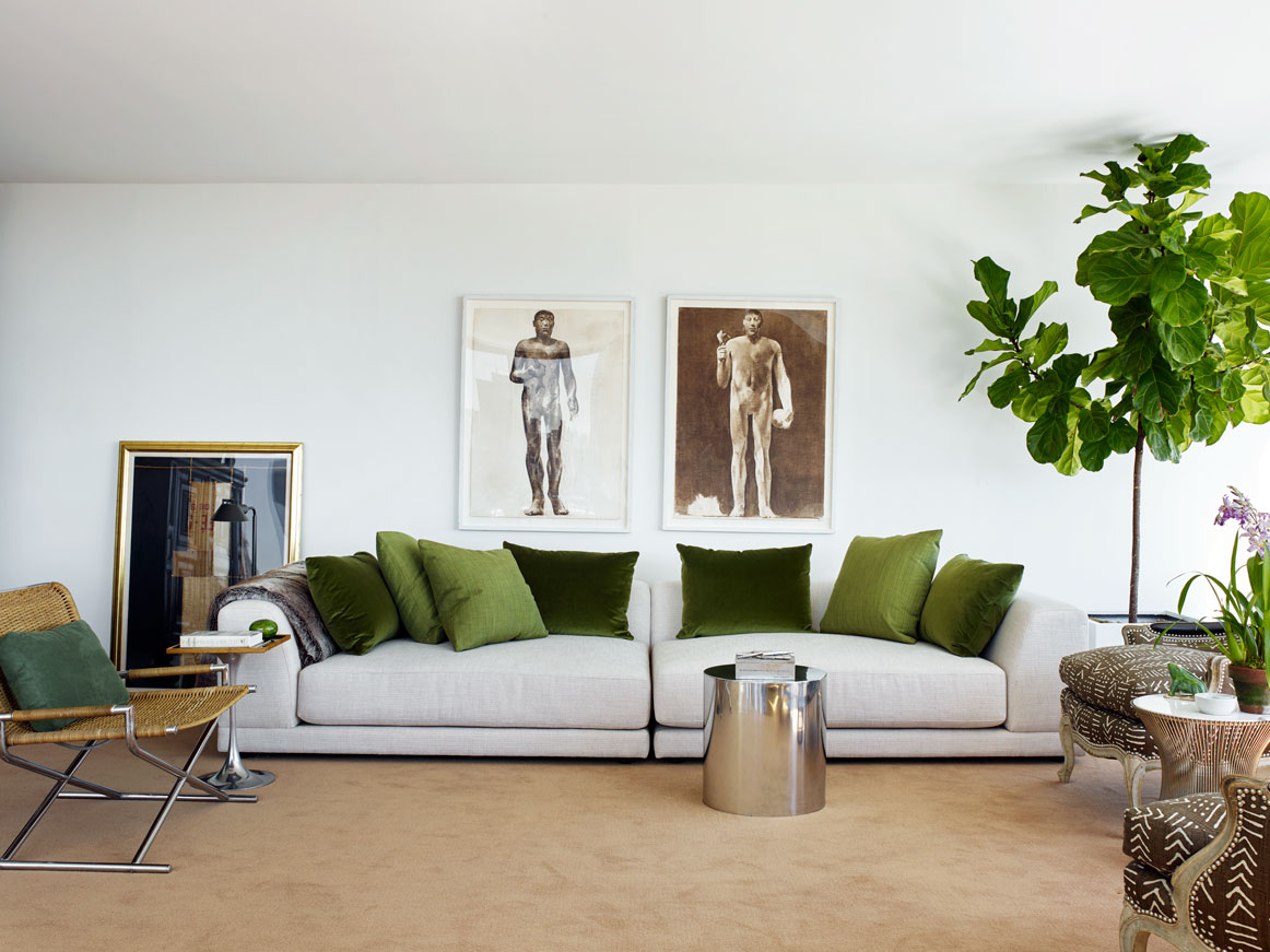 New York living room, decorator’s own - photo by Francesco Lagnese