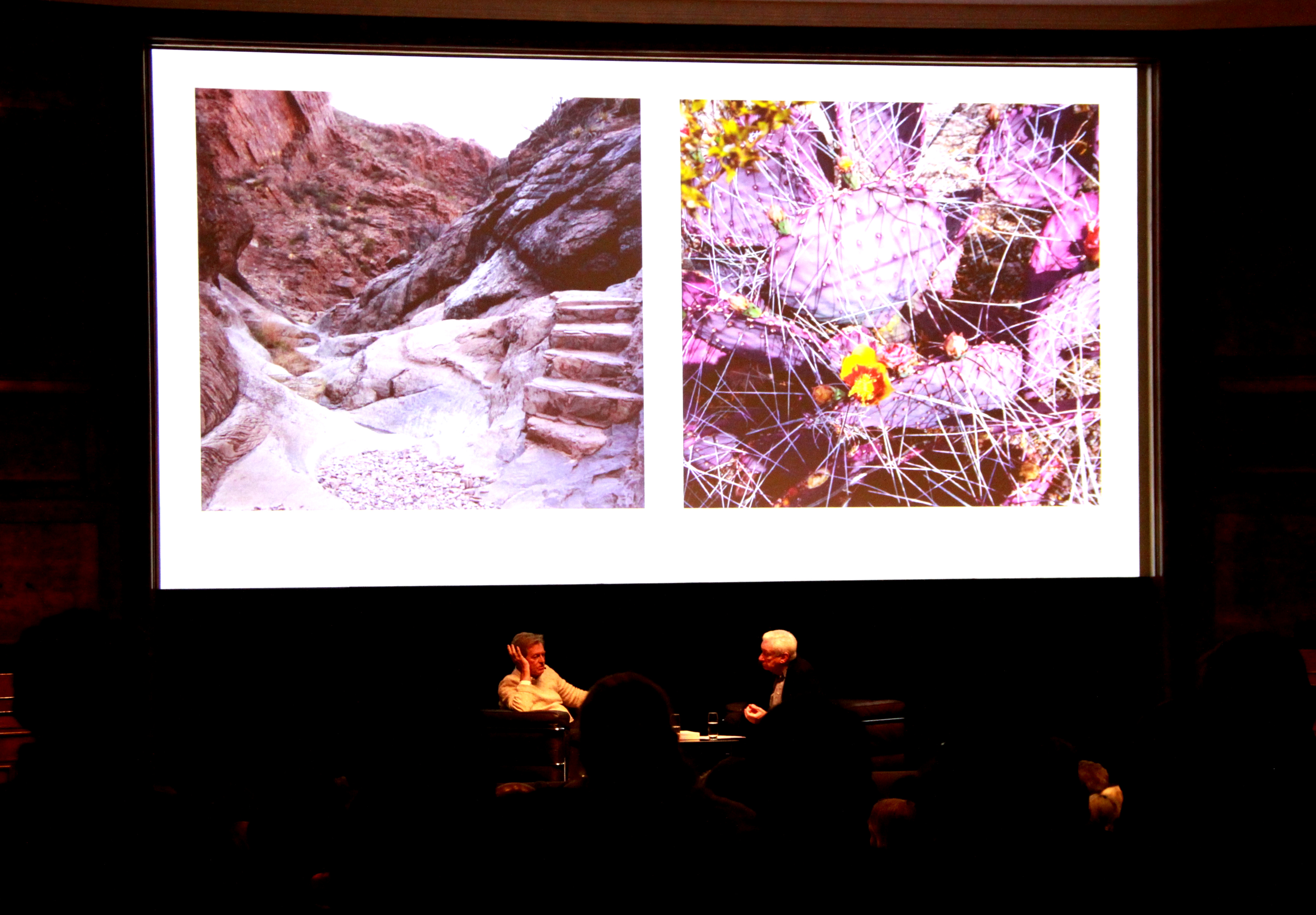 John Pawson and Michael Craig-Martin at RIBA in London. Photo by Eddie Royale