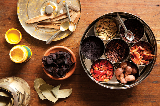 Assorted Indian spices
