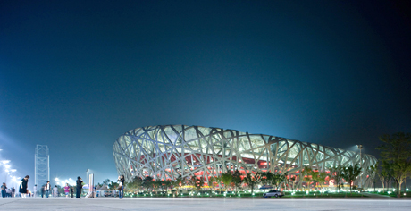 Herzog & de Meuron and Ai Weiwei's Bird's Nest Stadium photographed by Iwan Baan