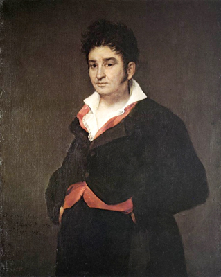 Goya, Portrait of Don Ramón Satué (1823)