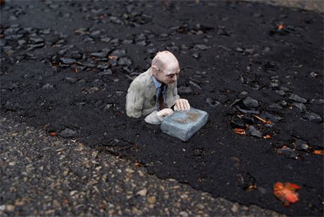 Isaac Cordal, Concrete Eclipses
