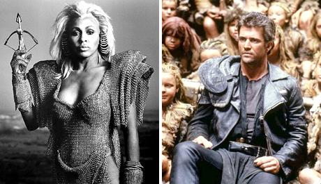 Tina Turner and Mel Gibson in Mad Max Beyond Thunderdome (1985)