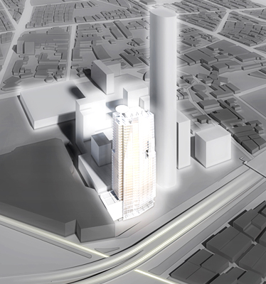 Richard Meier & Partners, Mitikah tower, Mexico City