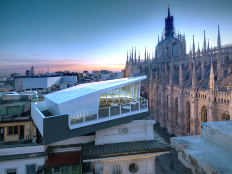 Park Associati, The Cube in partnership with Electrolux, overlooking the Duomo in Milan
