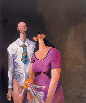 George Condo <em>The Stockbroker</em> (2002)