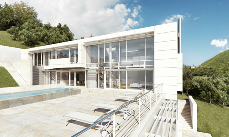 Richard Meier & Partners, Villa Cardone, Lake Garda