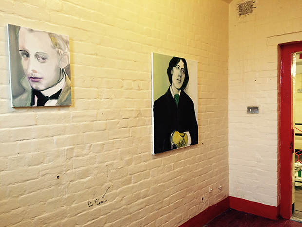 Marlene Dumas's works at Inside: Artists and Writers in Reading Prison Photographer credit: James Lingwood Courtesy of Artangel