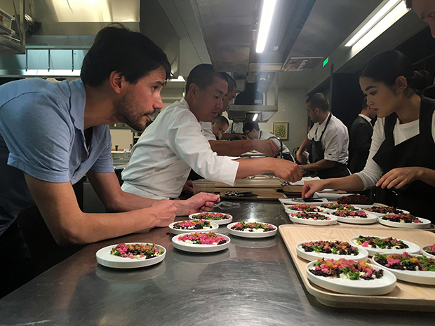 Virgilio Martinez works alongside Corey Lee at InSitu, San Francisco