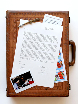 Simon Fujiwara, Letter from Mexico (Briefcase) (2010), Courtesy of the artist