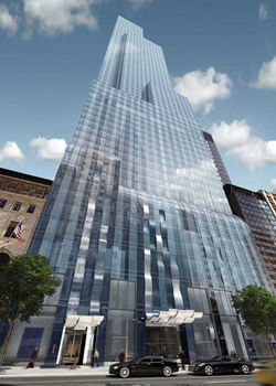 Christian de Portzamparc's One 57 at 1000-feet will be the tallest residential building in New York