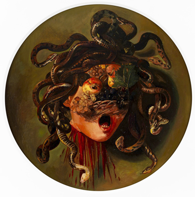 Wolfe von Lenkiewicz, Medusa (2011), Oil on canvas, 169 x 143 cm