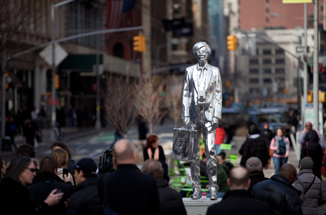 Rob Pruitt - The Andy Monument, 2011 photo by James Ewing courtesy Public Art Fund