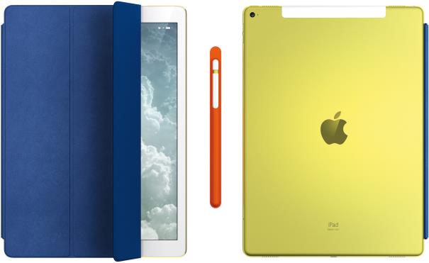 Unique iPad Pro, iPad Smart Cover, Apple Pencil and holder, 2016 by Apple Inc