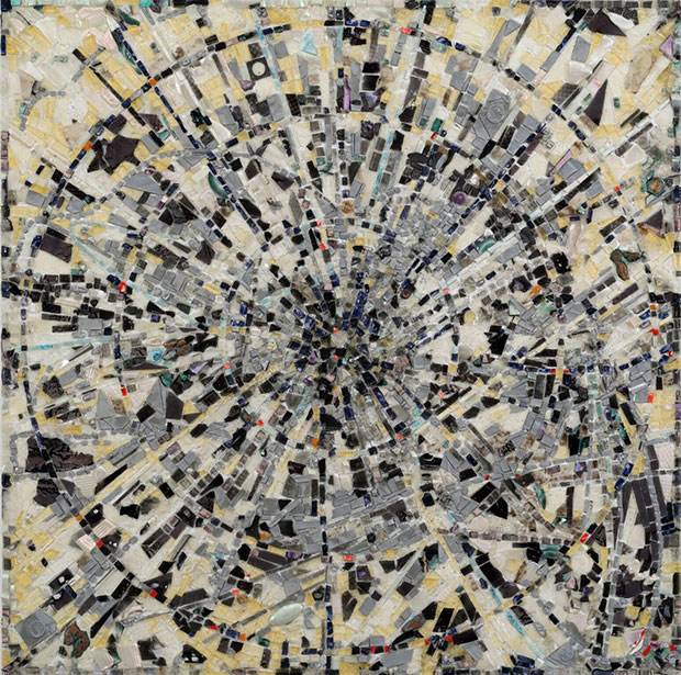 Jack Whitten - Escalation II (x2+y2=1 ) For Alexander Grothendieck, 2014 courtesy the artist