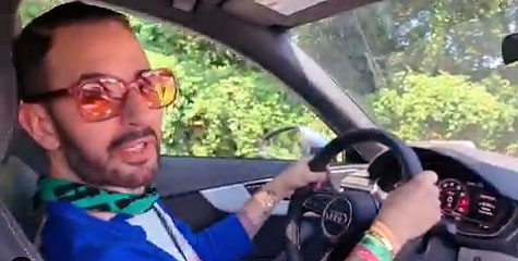 Marc Jacobs is learning to drive!