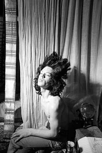 Mick Jagger on the set of Performance, October 1968. ©The Cecil Beaton Studio Archive at Sotheby’s