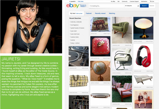 Ebay's Pinterest-style new look