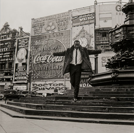 Mike Eghan, Picadilly Circus (1967) by James Barnor