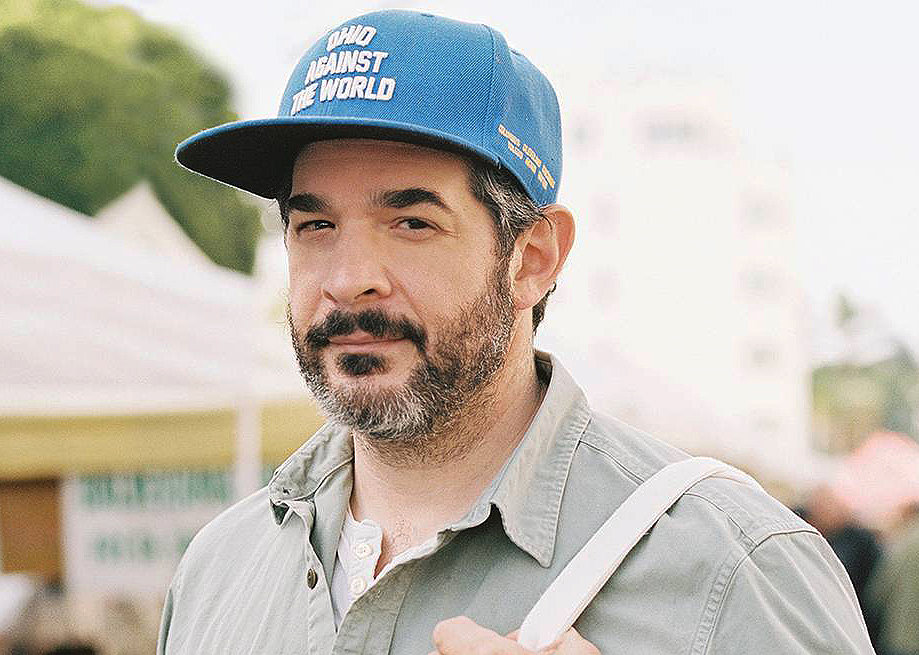 On Vegetables chef and author Jeremy Fox - in a baseball cap