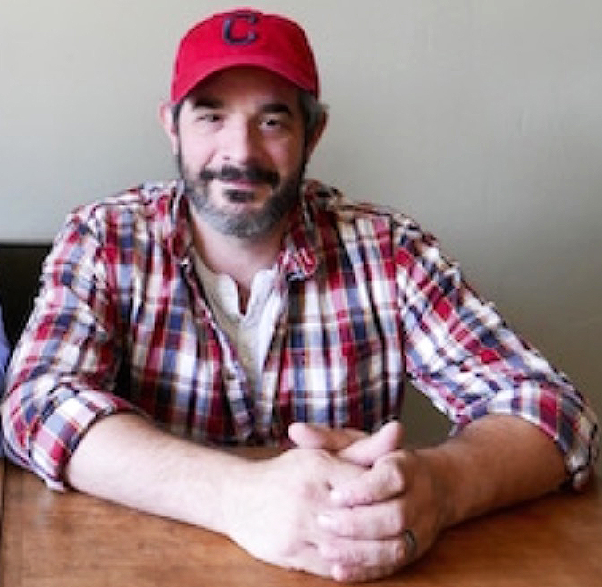 On Vegetables chef and author Jeremy Fox - in a baseball cap