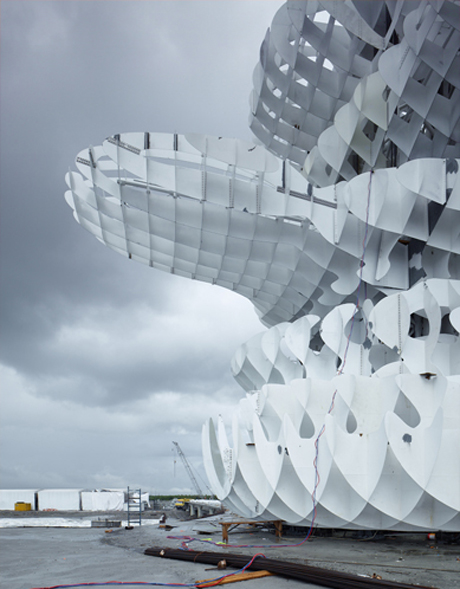 Lazika Pier Sculpture, by J Mayer H architects. Photo by Christoph Eyrich