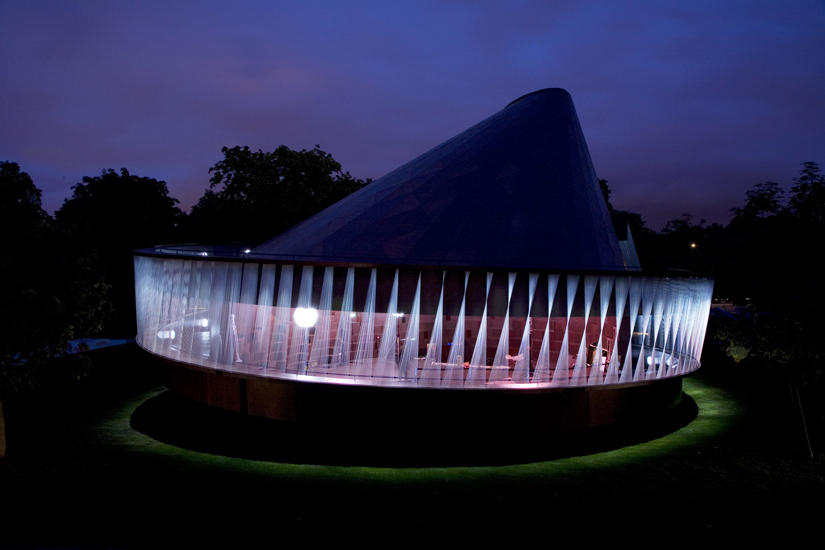 Olafur Eliason and Kjetil Thorsen, Serpentine Gallery Pavilion (2007), Hyde Park, London