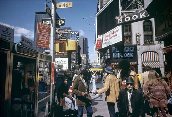 West 46th Street, 1976, by Joel Meyerowitz