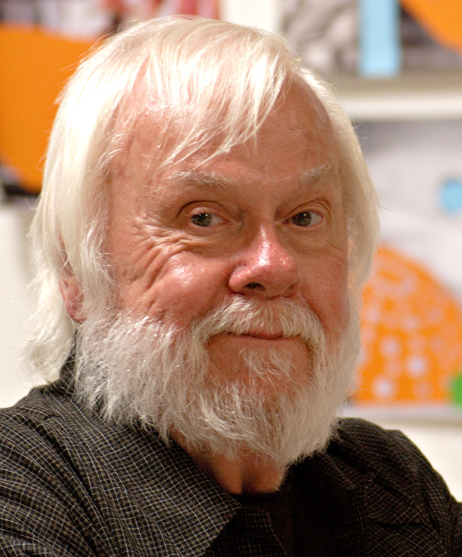 John Baldessari, 2004, by Analia Saban. Image courtesy of Wikimedia Commons