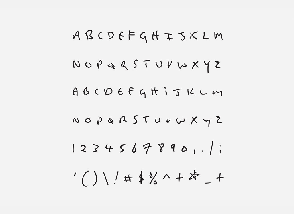 John Lennon typeface