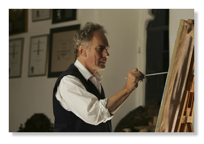 John Myatt painting © BSKYB/Sky Arts