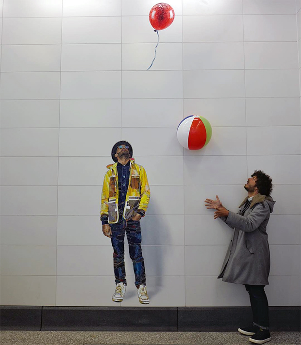 Did you spot JR in the 72nd Street station?