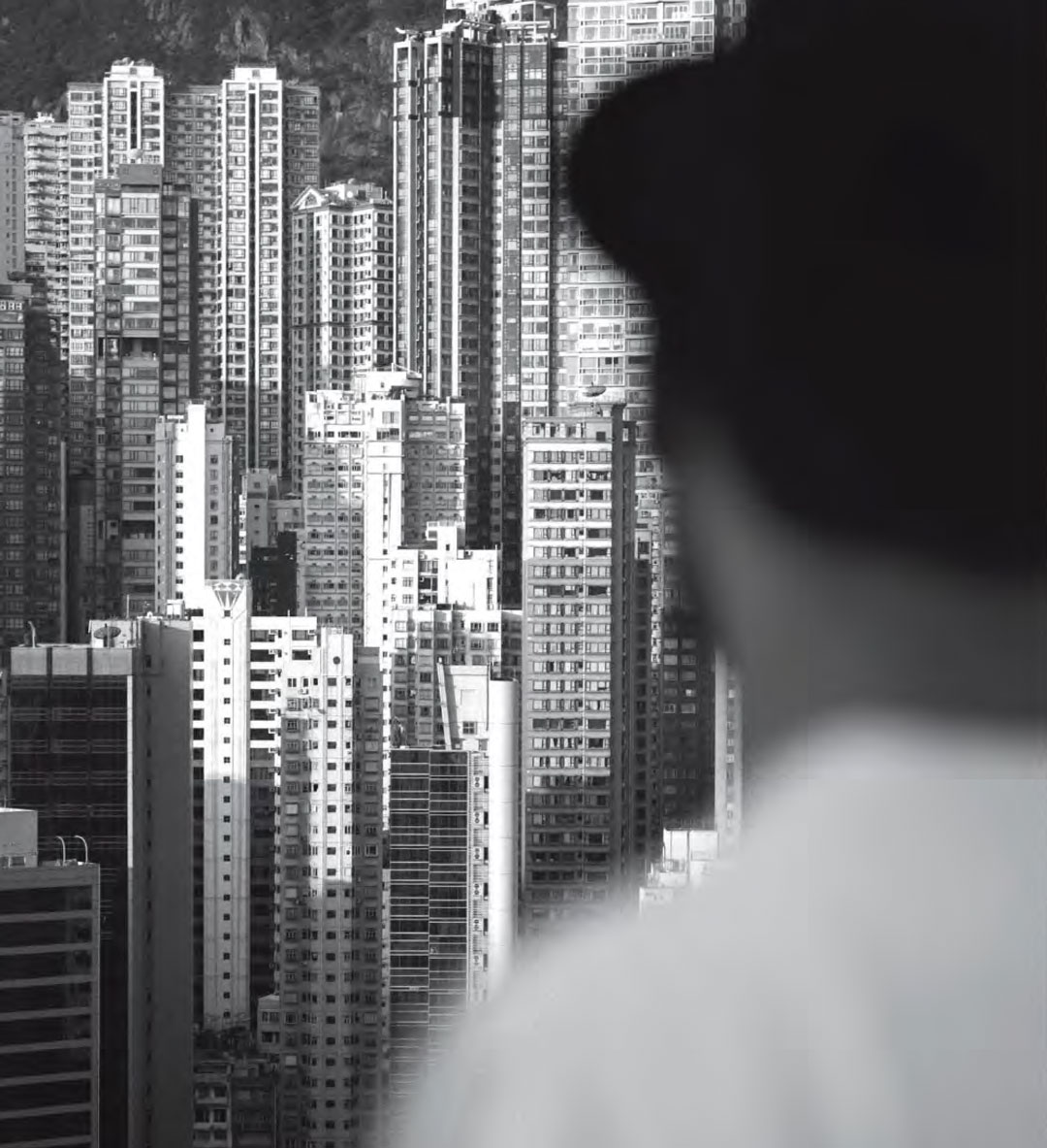 JR surveying the cityscape in our book JR: Can Art Change the World?