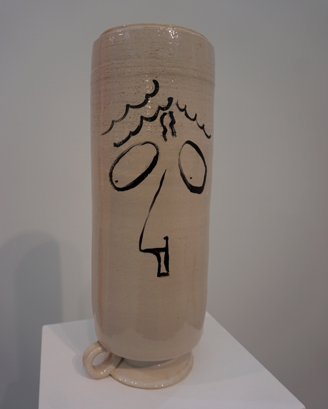 One of Judith Hopf's Exhausted Vases, at Deborah Schamoni's stand, the Frieze Art Fair, 2017
