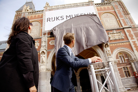 Irma Boom at the unveiling - photo by Johan van Walsem