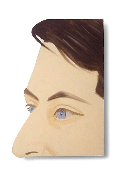 John Ashbery (1985) by Alex Katz. As reproduced in our monograph