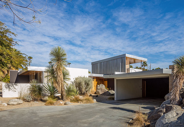 The Kaufman House by Richard Neutra. Photograph by Darren Bradley. As reproduced in Mid-Century Modern Architecture Travel Guide: West Coast USA